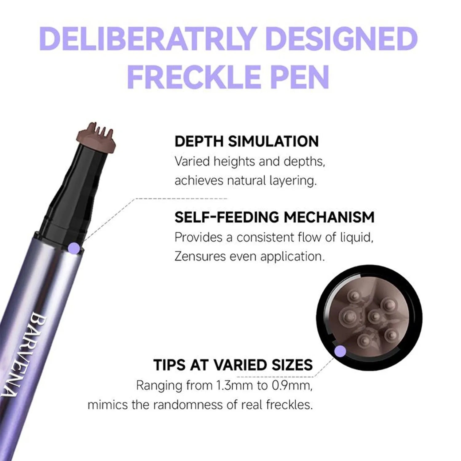 Double-headed eyebrow pencil with cream shaping tip and pencil tip in black and brown colour options
