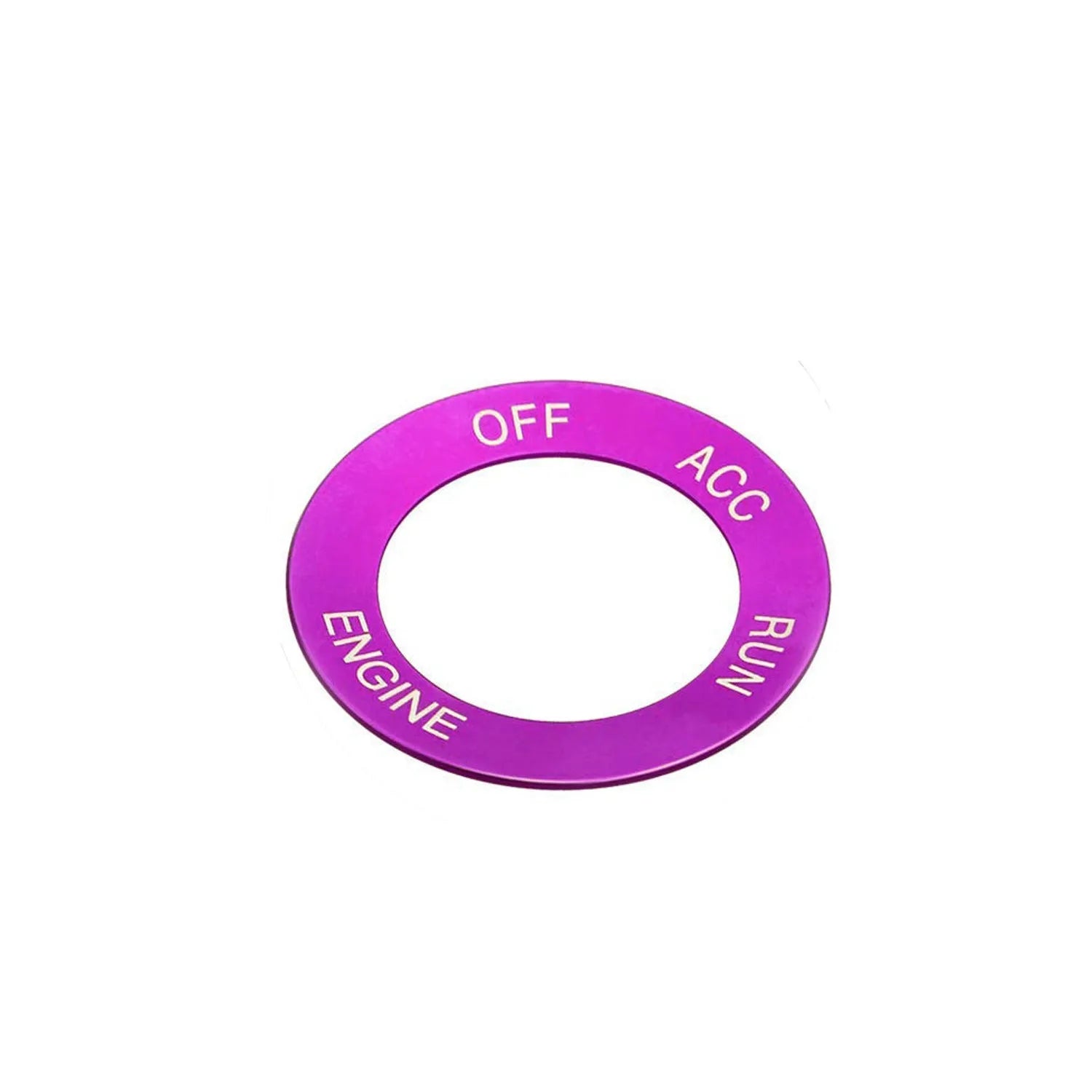 Aluminium alloy decorative ring for Dodge Challenger and Grand Cherokee air conditioning knobs