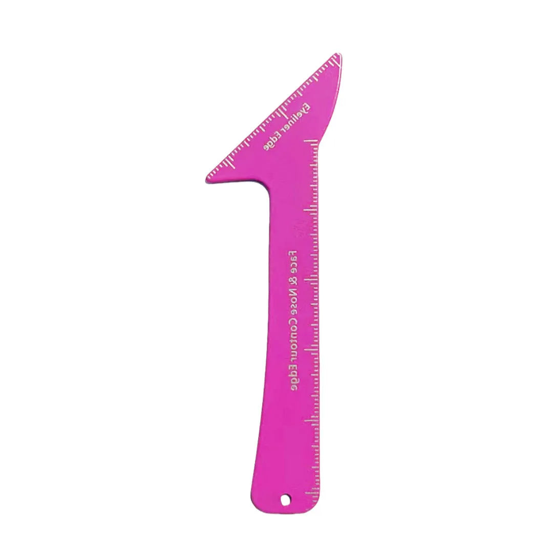 3-in-1 reusable eyeliner stencils for hooded eyes creating winged liner and contour