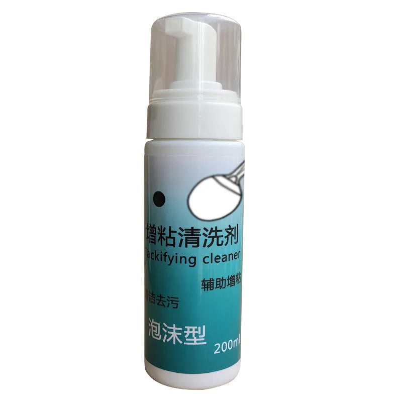 Table tennis racket care kit with sponge mop, rubber cleaning agent, grip tape, protective film, and edge protection accessories