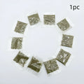 Catnip tea bag 1 gram in non-woven fabric pouch with catnip leaves visible inside