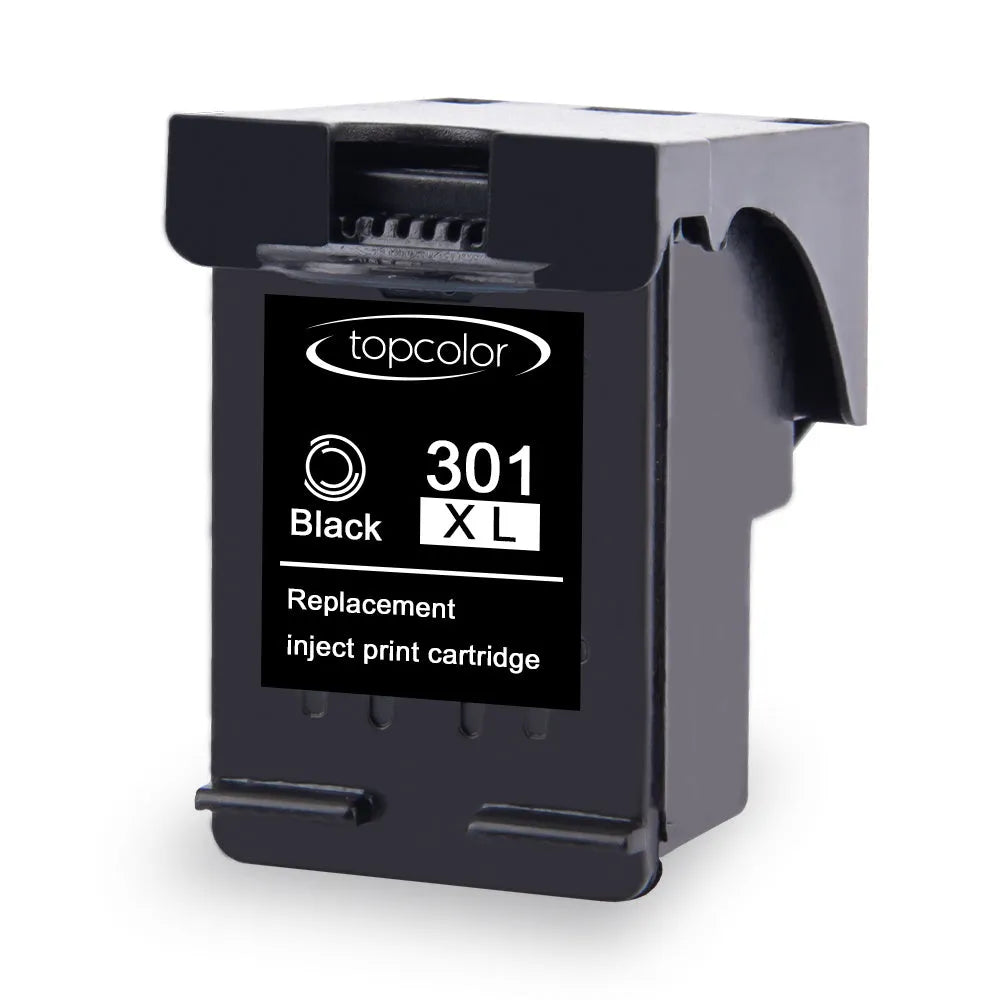 Topcolor 301XL replacement ink cartridge for HP 301, black and colour options, 15ml 17ml
