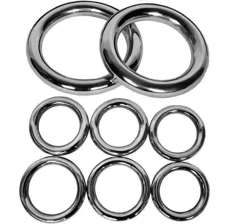 Wing Chun Iron Arm Steel Training Ring in three sizes with electroplated finish