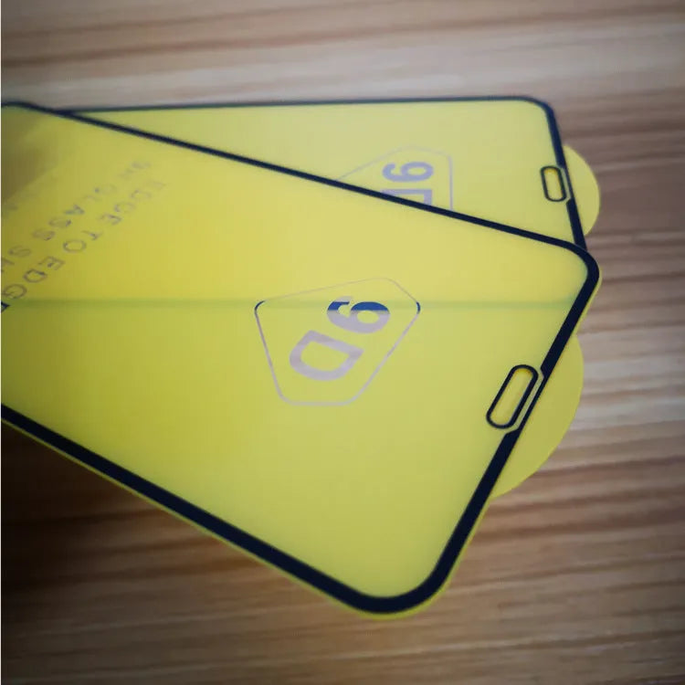 Black tempered glass screen protector for Xiaomi 10 Lite, 11 Lite, and 11T Pro phones