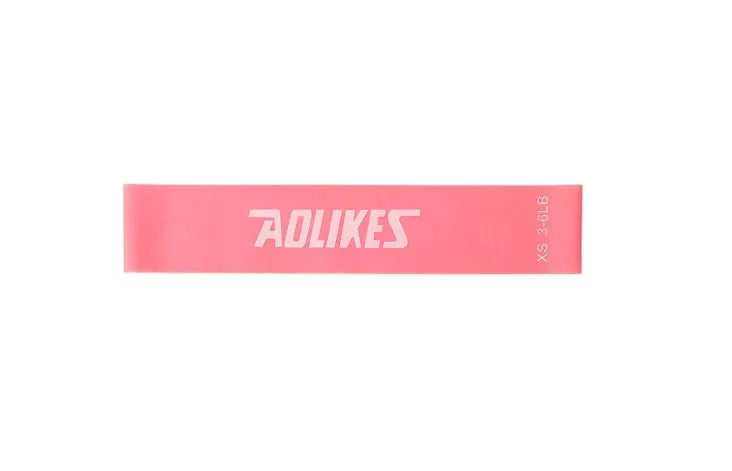 Natural latex tension band elastic band for resistance exercise in black colour