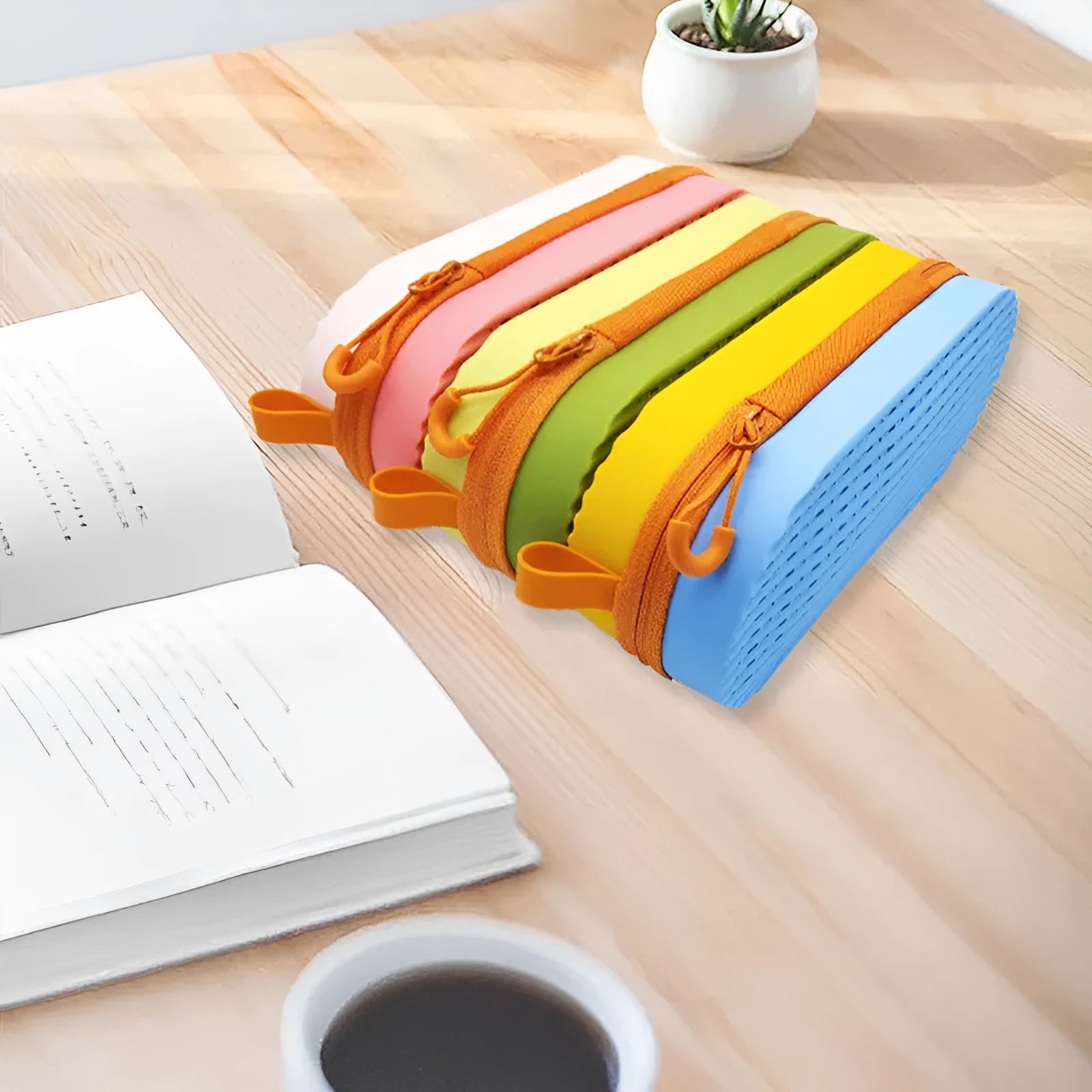 Silicone glasses case in modern simple design with dimensions 200x80x50mm