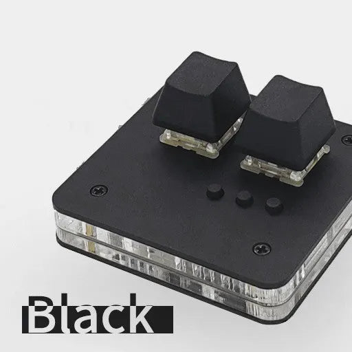 Mini multimedia keyboard with USB cable in black, grey, pink, or white colours