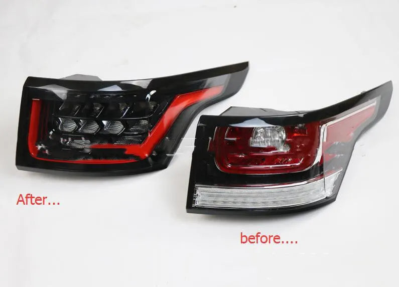 A pair of LED car brake lights for rear bumper mounting on 2014-2020 vehicles.