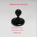 Aluminium alloy instrument panel base plate in silver or black finish for universal mounting