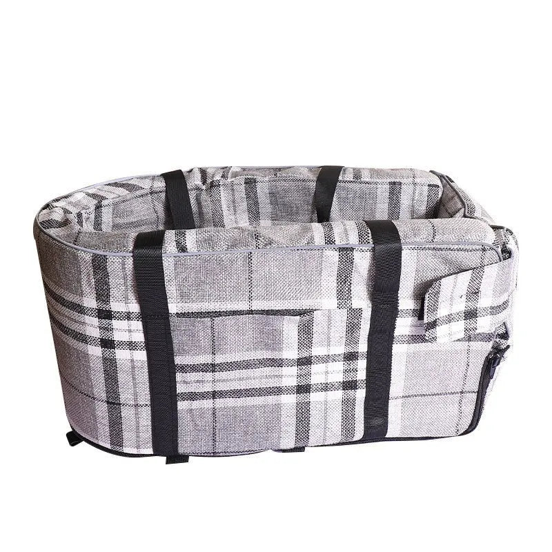 Outdoor cloth dog kennel in blue, grey, or red colour options