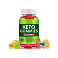 Bottle of 60 keto BHB vinegar candy vitamin soft tablets with pectin supplement