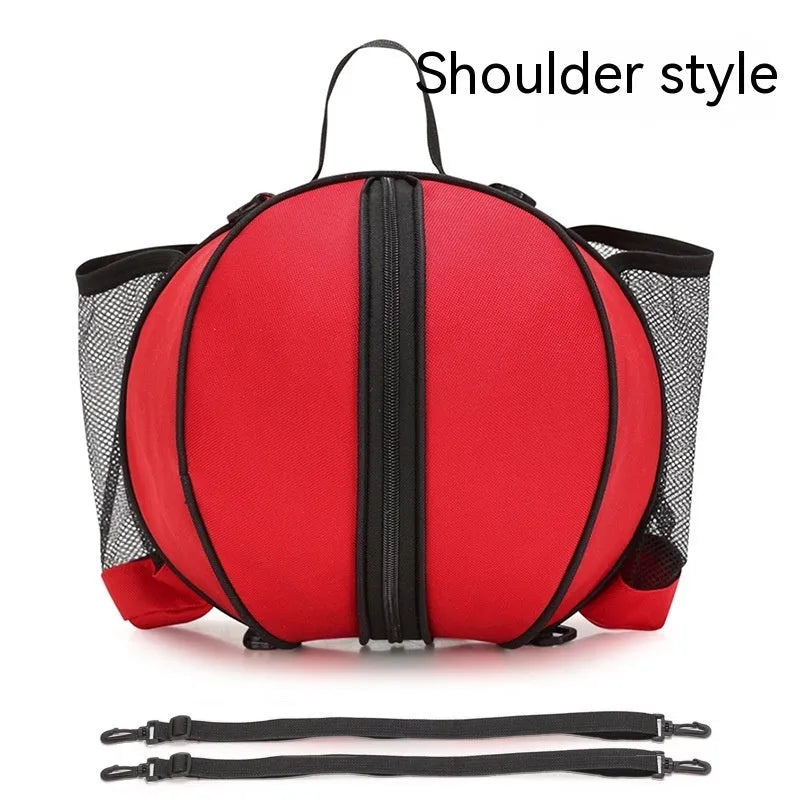 Oxford cloth basketball training bag with 9L capacity showing colour options