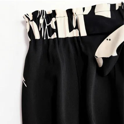 Chinese style 3D digital print pleated skirt mid-length polyester fibre plant flower pattern colour DD25052