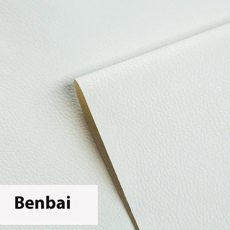 Self-adhesive PVC leather repair patch 50x138cm 0.5mm thick for sofa and car seat renovation