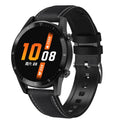 Multifunctional sports watch with 1.3-inch touchscreen and genuine leather strap