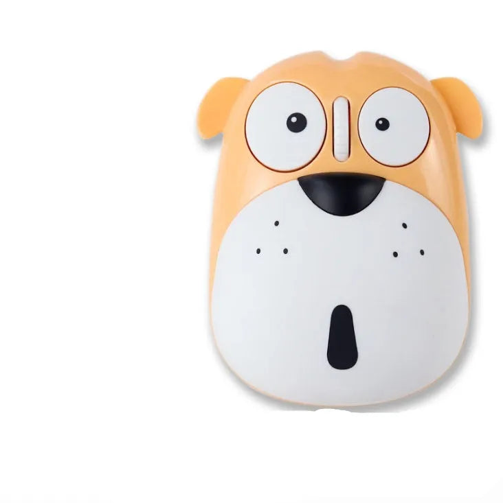 Silent optical mouse 2.4G wireless rechargeable panda cartoon animal cute mouse with built-in receiver matte finish