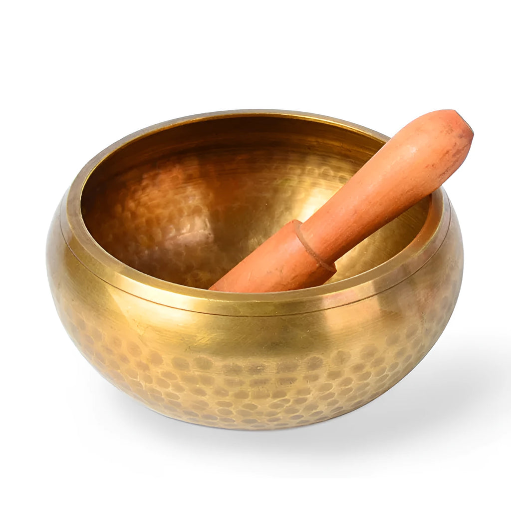 Tibet singing bowl ring copper seven metals meditation feng shui ornament black gold sizes 8.5cm to 18cm