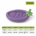 Removable washable cloth dog mat in brown, grey, orange, or purple colours on a white background