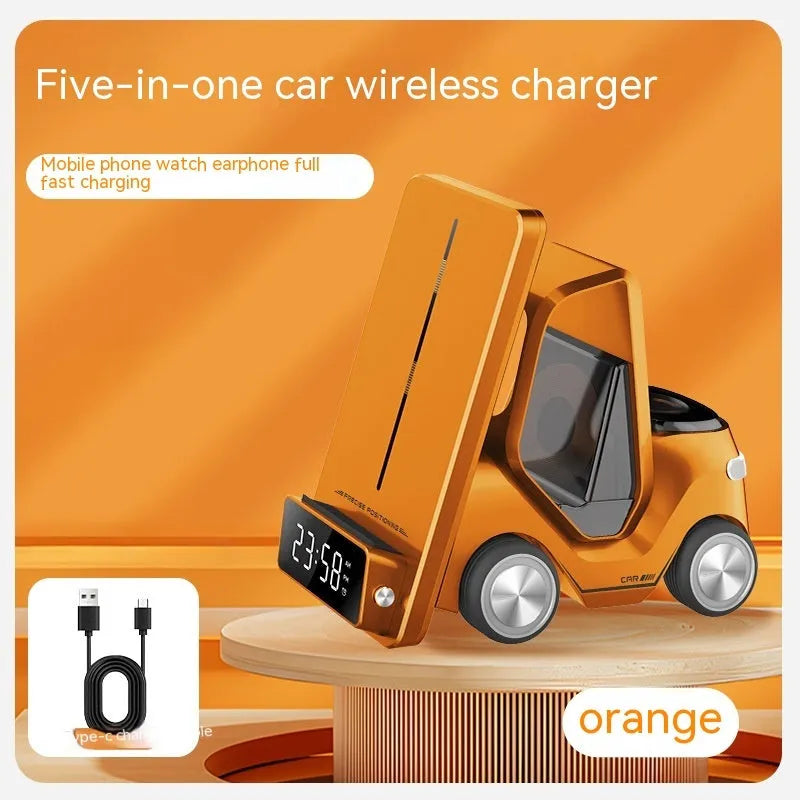 15W three-in-one wireless charging bracket for kitchen appliances in four colour options