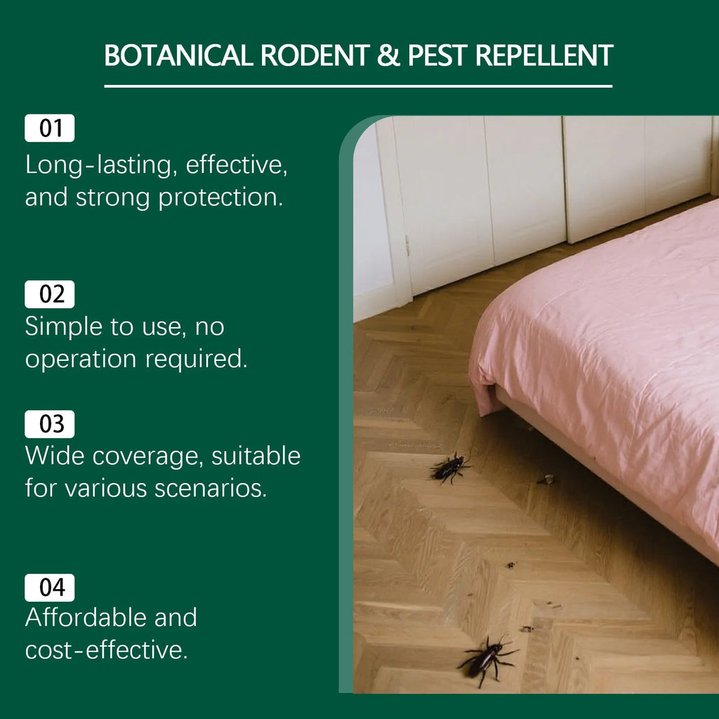 Warehouse anti-mouse repellent pills in mesh bags for storage protection