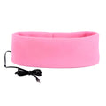 Sleep Phones headband with built-in flat speakers in black, unisex design, soft cotton fabric
