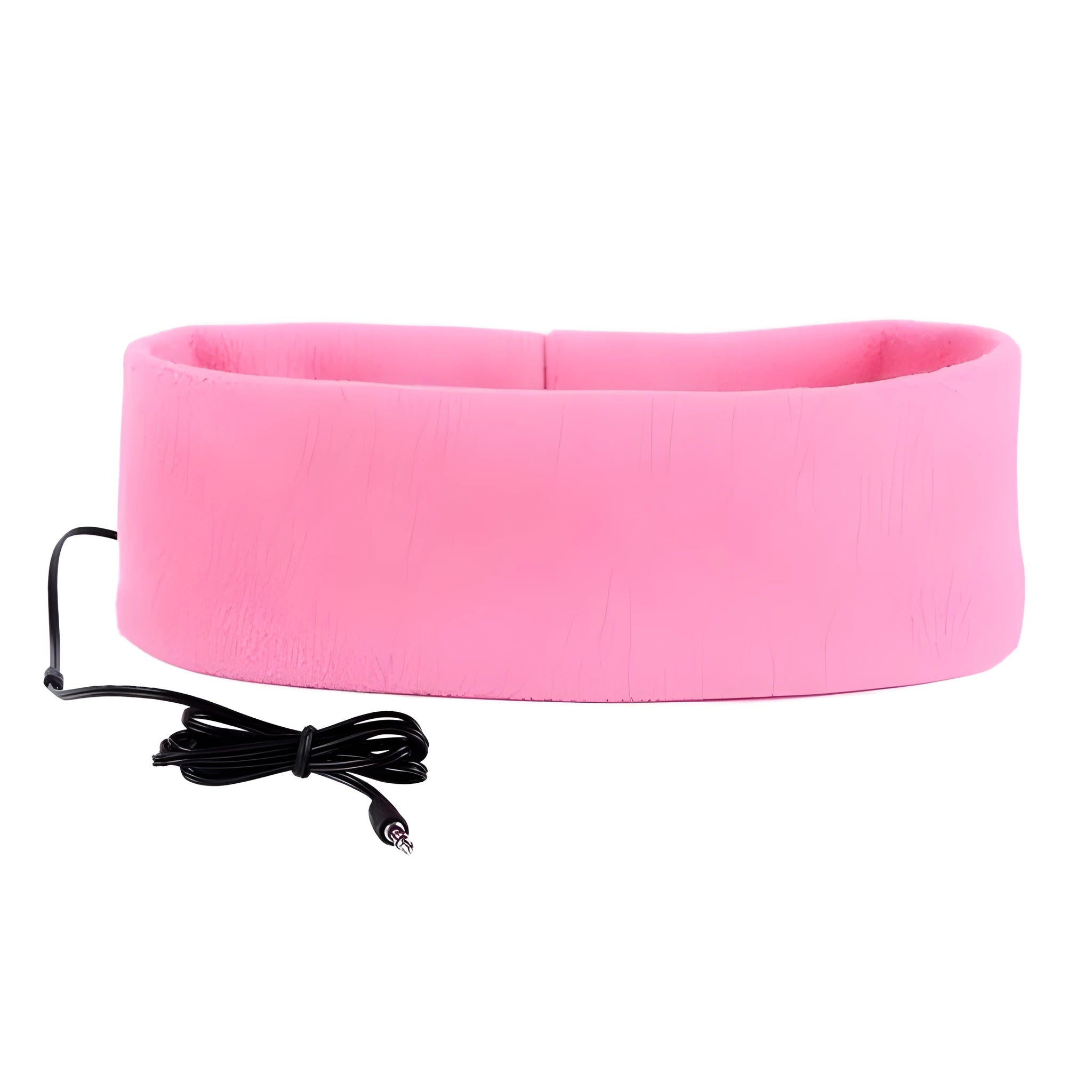 Sleep Phones headband with built-in flat speakers in black, unisex design, soft cotton fabric