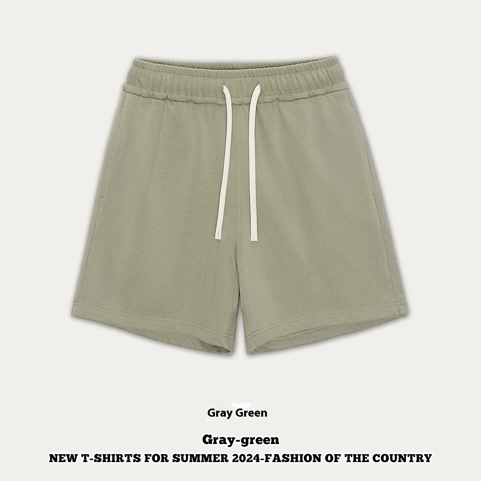 Cotton denim shorts for babies and toddlers in loose-fit casual style with five colour options