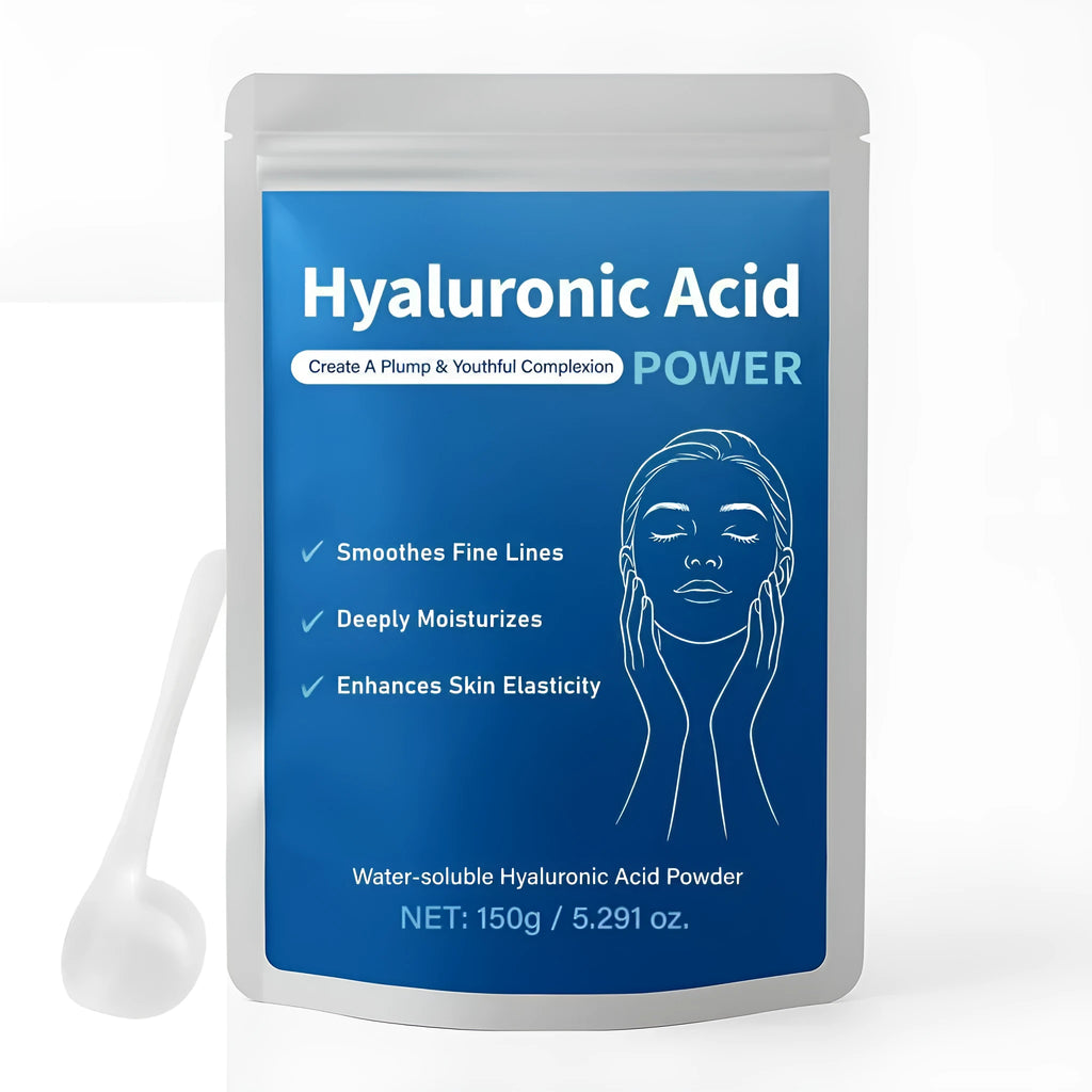 150G container of pure hyaluronic acid powder for DIY skincare.