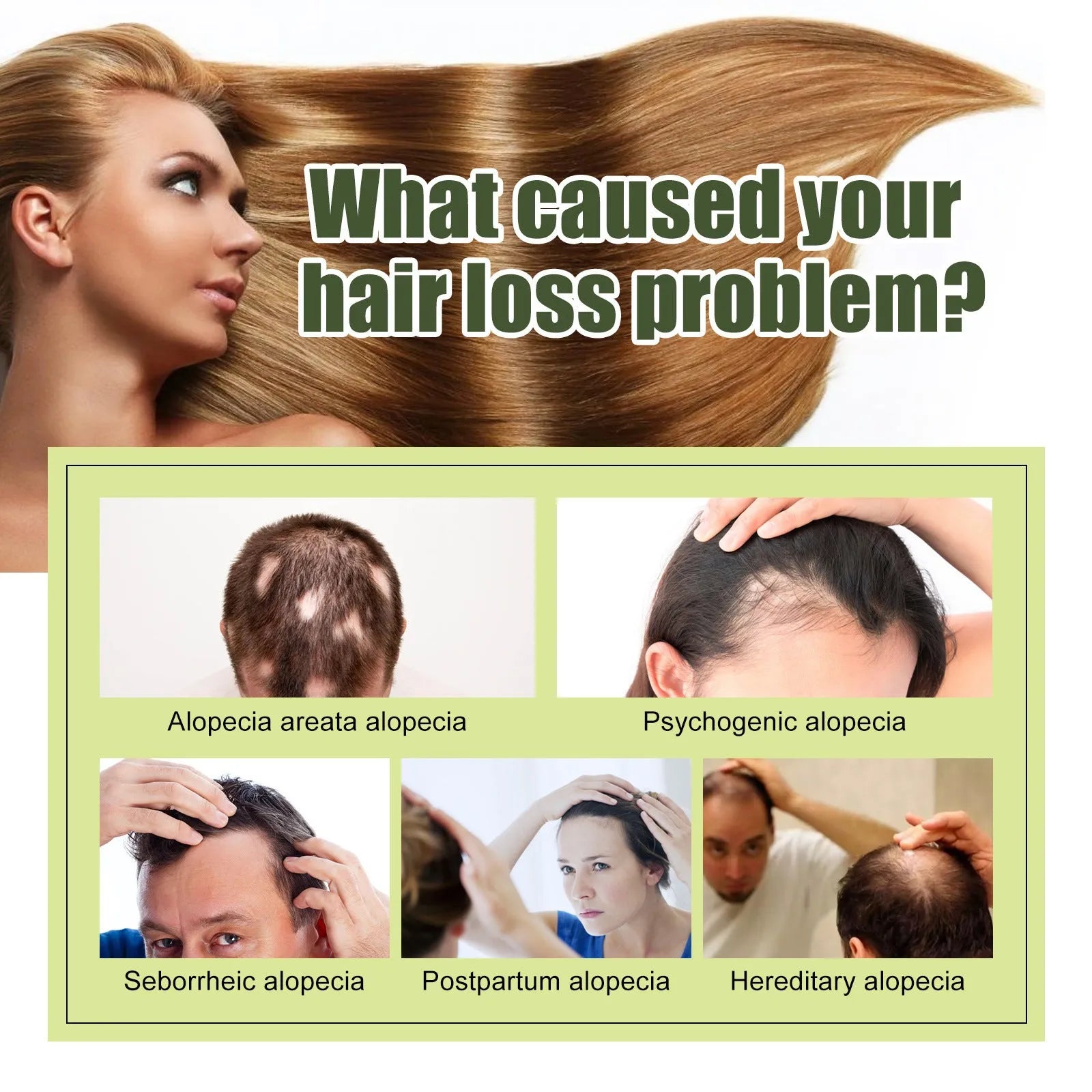 60ml bottle of anti-fall repair hair tail oil for dry and manic hair