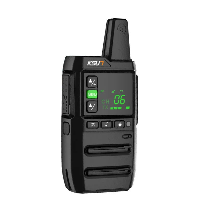 KSU7 walkie-talkie with 5W output and lithium battery