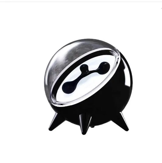 Creative Ball Magnetic Fluid Vibration Pickup in white with USB Type-C cable and built-in lighting