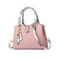 Large-capacity ladies PU Boston handbag with zipper and metal trim, medium size, available in multiple colours