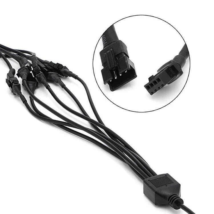 PVC LED light strip for car underbody with remote control, black housing, 12V 50W