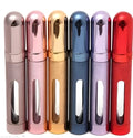 12ml aluminium and glass portable perfume bottle in bullet shape with colour options