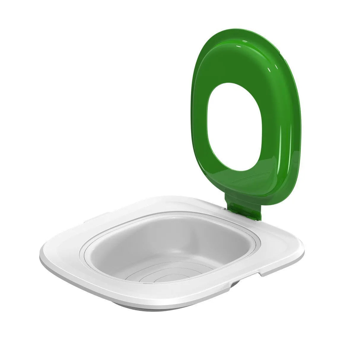 Fifth generation cat toilet trainer mat in new shape made from ABS plastic