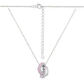 S925 sterling silver light luxury clavicle chain cross pendant white gold colour women's necklace