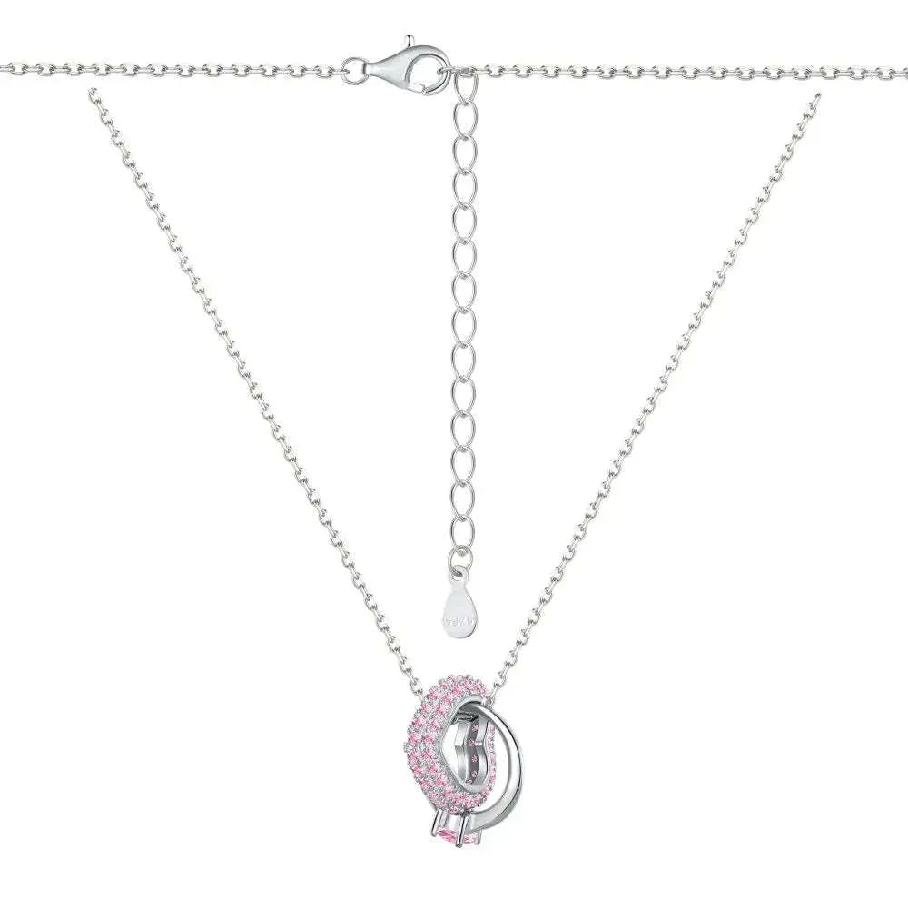 S925 sterling silver light luxury clavicle chain cross pendant white gold colour women's necklace