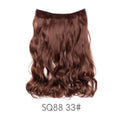 Women's big wavy long curly hair extensions, naturally fluffy with no trace, high temperature wire, picture colour