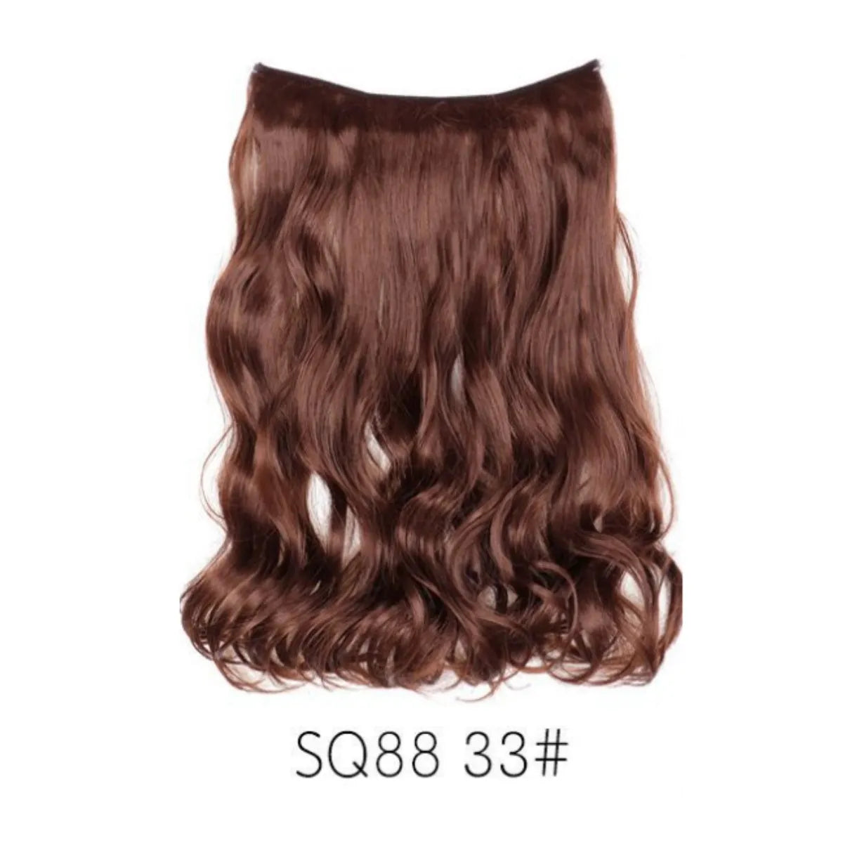 Women's big wavy long curly hair extensions, naturally fluffy with no trace, high temperature wire, picture colour