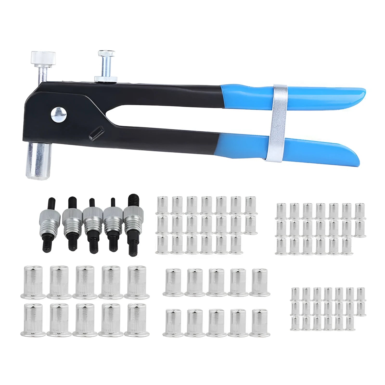 Alloy steel manual riveter nut set tool for installing blind nuts