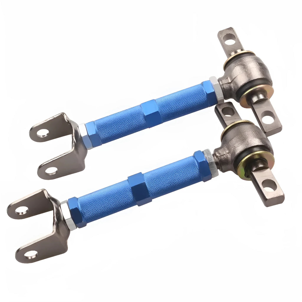 Honda Civic EP3 ES rear wheel recliner pull rod kit in aluminium alloy, blue and red options