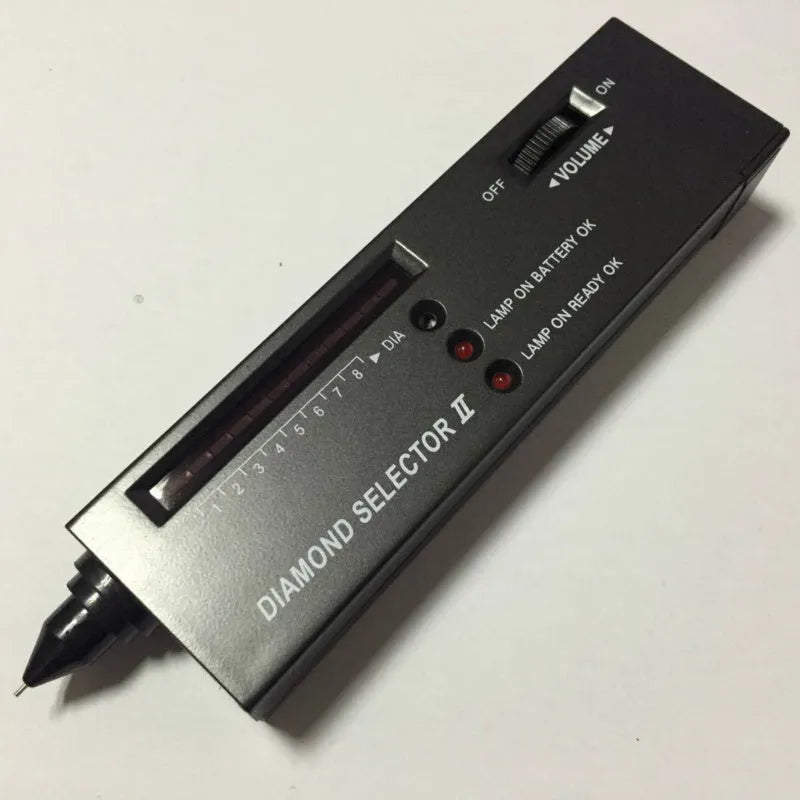 Second generation black diamond thermal conductivity tester with metal probe for gem identification