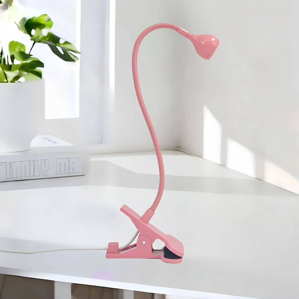 USB clip goose neck nail lamp with 395nm purple light for curing UV nail polish