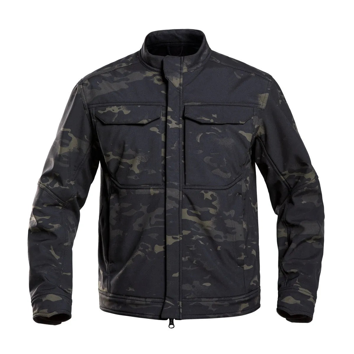 Bone Frog black soft shell tactical jacket for mountaineering and outdoor sports