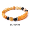 Black agate bracelet with diamond-shaped geometric cut and fan pattern detailing