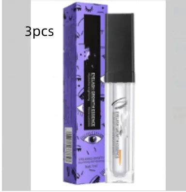 Black eyelash nourishing liquid mascara tube with golden cap, 7ml