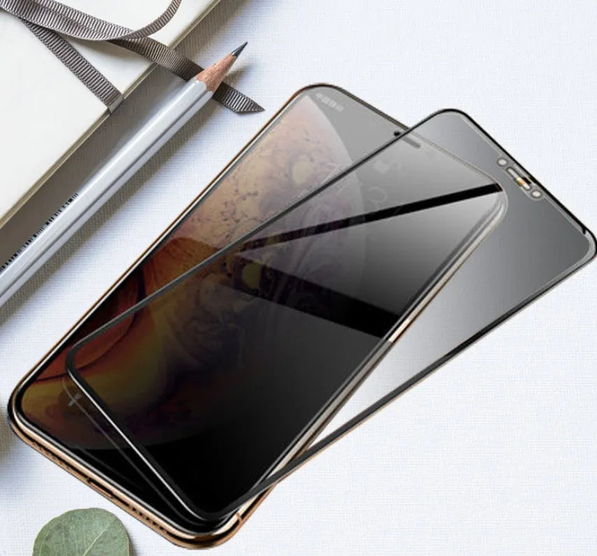 Samsung Galaxy tempered glass screen protector with full edge coverage and camera cutouts