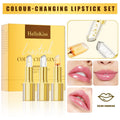 A tube of warm colour-changing anti-smudge lipstick, shade YB1001.