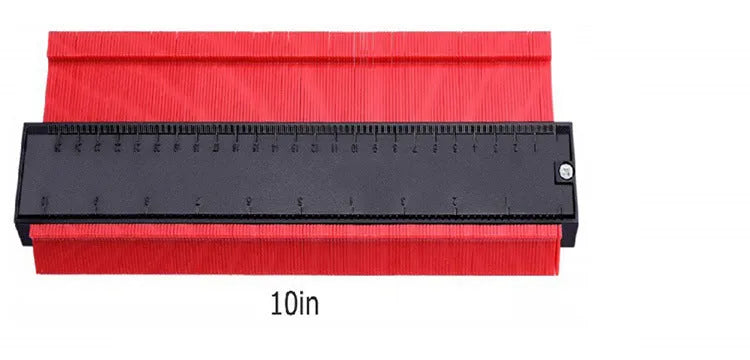 ABS contour gauge profile gauge 12cm 25cm blue green red for carpentry measurement