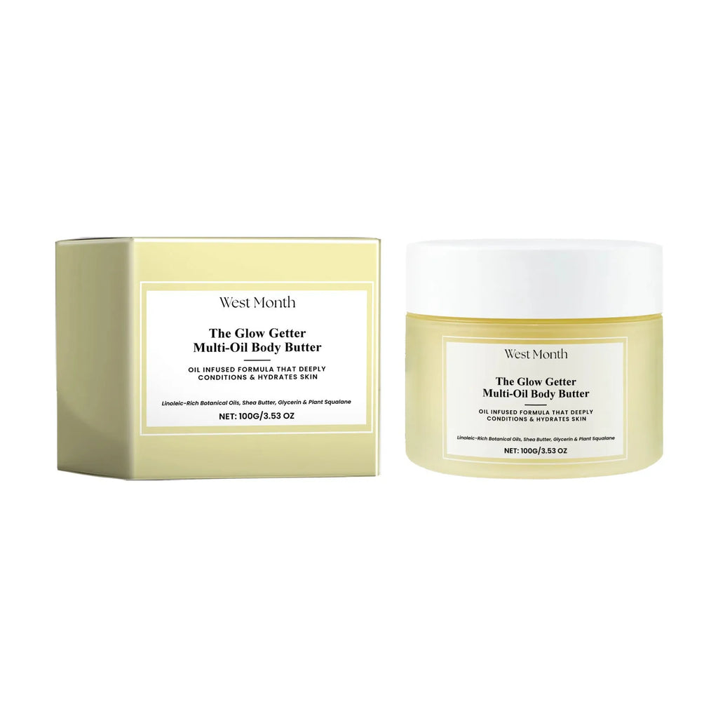Nourishing and firming body care kit with moisturising cream and skincare oil